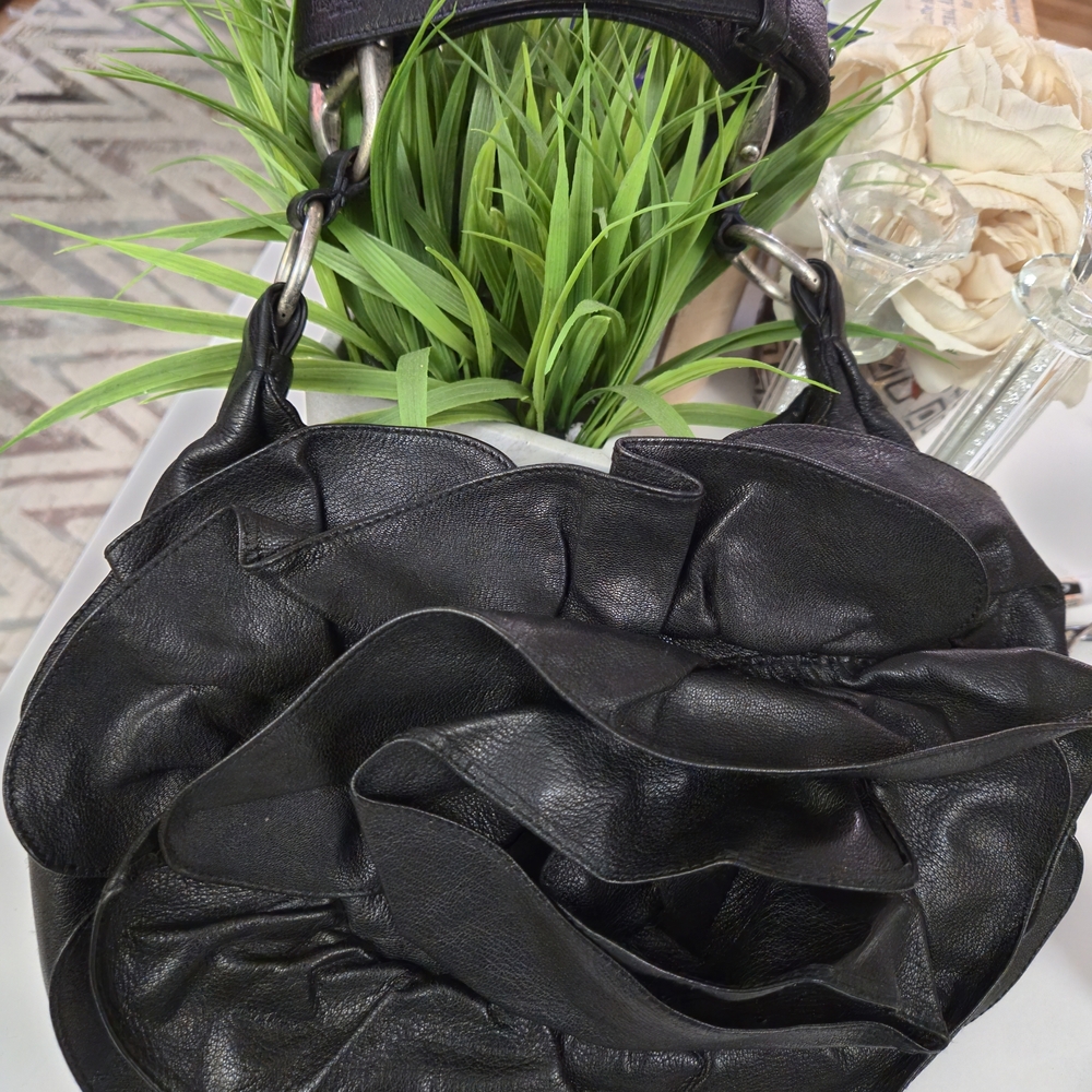 Yves Saint Laurent YSL Flower Bag In Black